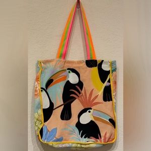 Farm Rio toucan and Bahia Tote Bag